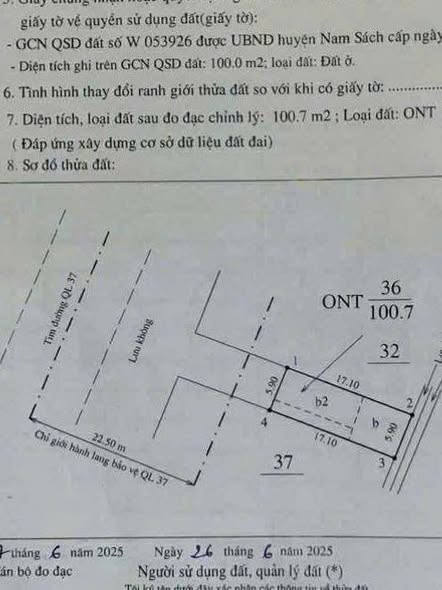 Đất nền Nam Trung 168.4m² giá chỉ 1 tỷ - Lô đẹp duy nhất trong khu!
