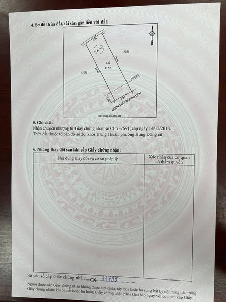 Đất mặt đường Bùi Dương Lịch, Hưng Đông 118m² giá 6 tỷ - Vị trí đắc địa gần trung tâm