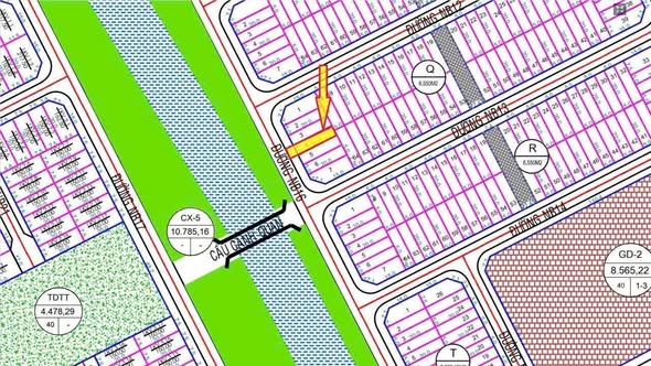 Đất mặt tiền đường NB16, Thủ Thừa 100m² giá 1.35 tỷ - Đối diện công viên xanh mát!