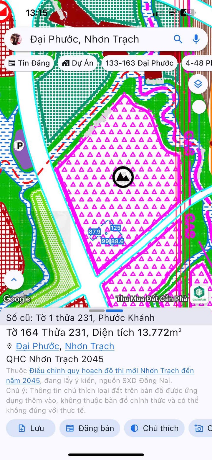 Đất nền 5.000m² tại Phước Khánh, Nhơn Trạch - Cơ hội đầu tư tuyệt vời!