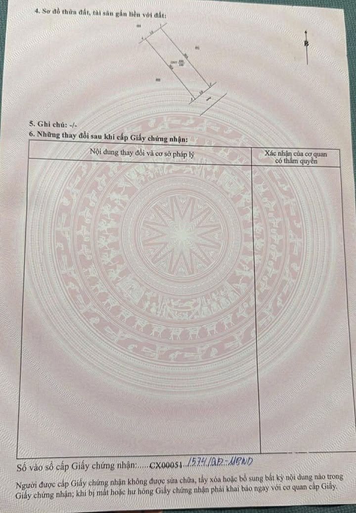 Đất nền Giao Phong, Nam Định 100m² giá 2 tỷ - Hướng Đông, không lỗi phong thủy!