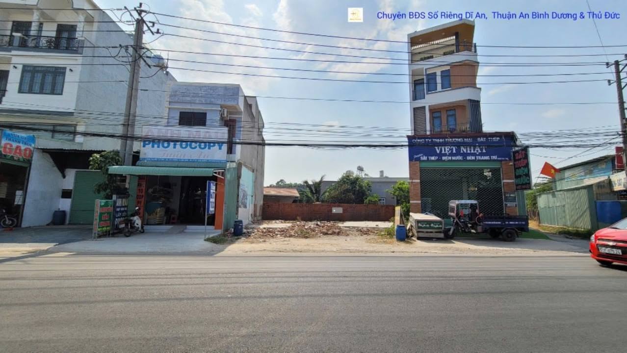 Bán đất mặt tiền đường Nguyễn Thị Tươi, Dĩ An 248,7m² giá 12,9 tỷ - Kinh doanh đa ngành nghề