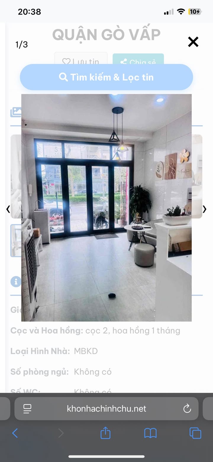 Mặt bằng kinh doanh cho thuê tại Gò Vấp 30m² - Giá chỉ 12 triệu/tháng!