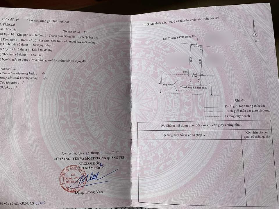 FrontHouse mặt tiền Lê Thế Hiếu, TP Đông Hà 168m² giá 3 tỷ - Vị trí đắc địa, tiện ích sống hoàn hảo!