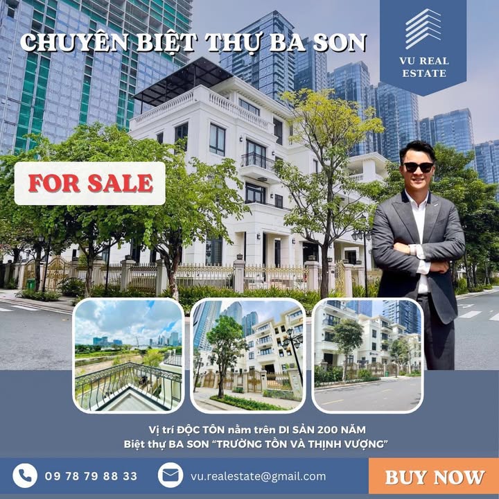 Townhouse The Victoria Vinhomes Ba Son Quận 1 437m² giá 250-750 tỷ - Trải nghiệm sống đẳng cấp!