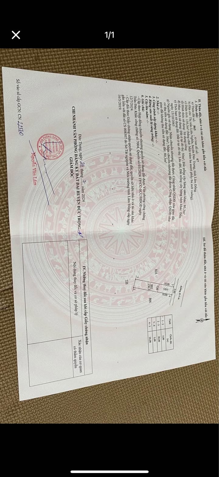 Đất hẻm Hàn Thuyên Liên Nghĩa 130m² giá 1.15 tỷ - Đầu tư sinh lời tốt!