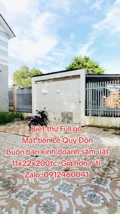 Biệt thự phố Lê Quý Đôn, Đồng Xoài 220m² chỉ 6 tỷ - Thiết kế sang trọng, kinh doanh sầm uất!