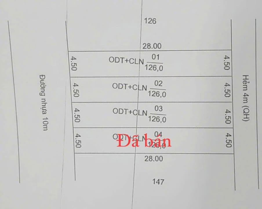Đất nền 126m² đường Ngô Quyền, phường Long Hoa, Tây Ninh - Giá chỉ 1.77 tỷ!