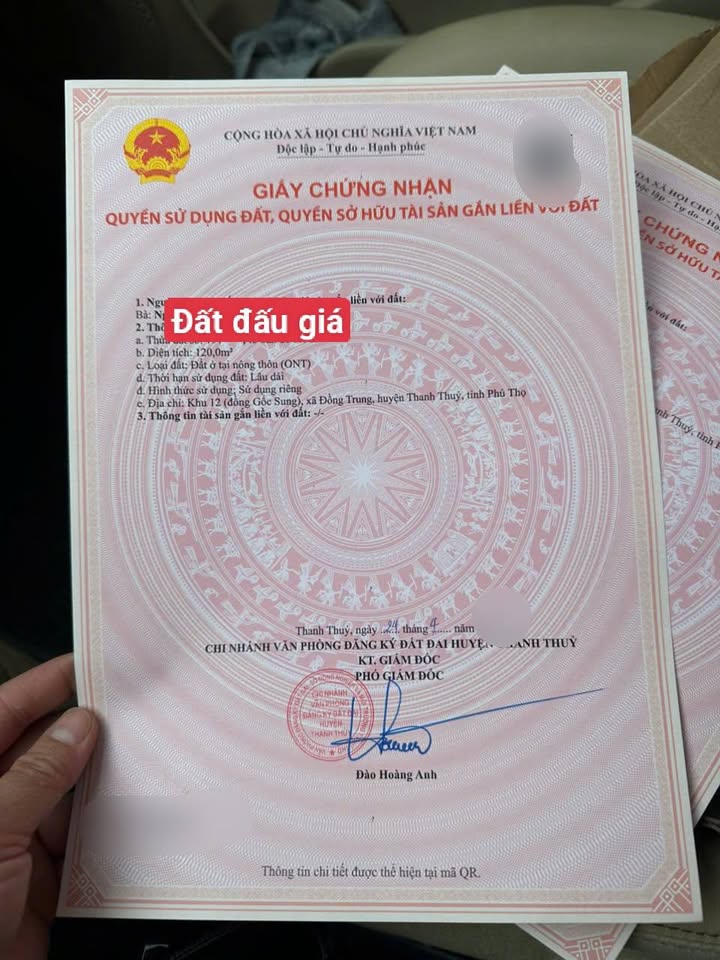 Đất nền Tu Vũ 120m² giá 2 tỷ - Cơ hội đầu tư tuyệt vời!