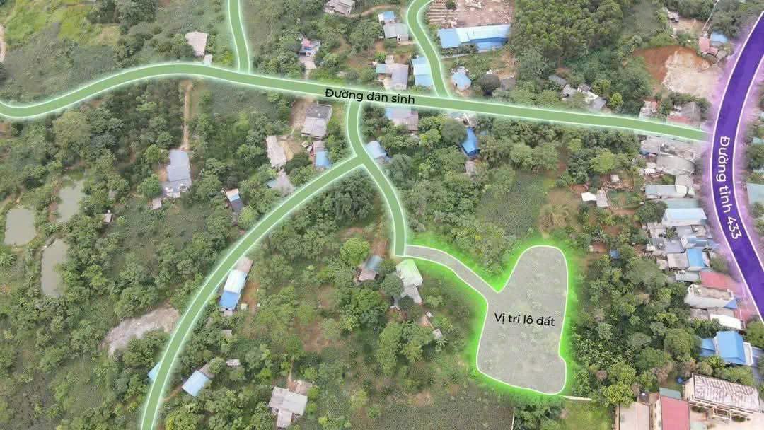 Đất ở Cao Sơn, Đà Bắc 2027m² giá 700 triệu - Đường ô tô vào tận nơi!