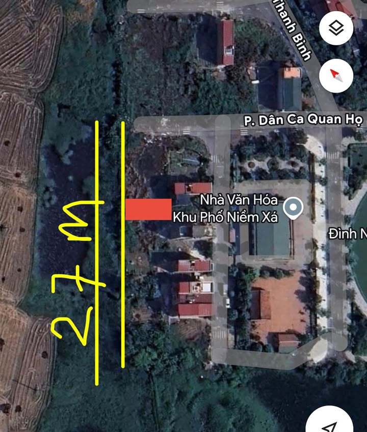 Đất lô đấu giá Niềm Xá - Kinh Bắc 72,5m² giá chỉ 7 tỷ - Tiềm năng tăng giá vượt trội!