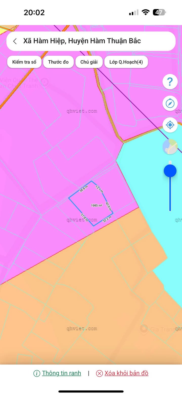 Đất vườn Hàm Hiệp 7200m² giá 1.55 tỷ - Phù hợp nghỉ dưỡng cuối tuần!