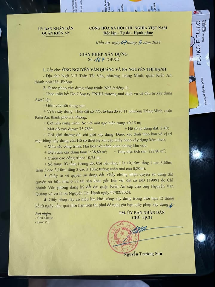 Nhà 3 tầng Tràng Minh, Kiến An 51m² giá 1.85 tỷ - Sẵn sàng vào ở ngay!