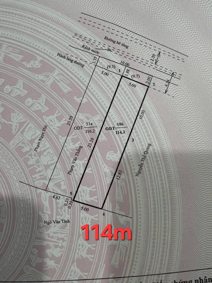 Đất nền Vàng Danh Uông Bí 114m² giá 500 triệu - Vị trí đắc địa, gần chợ và trường học!