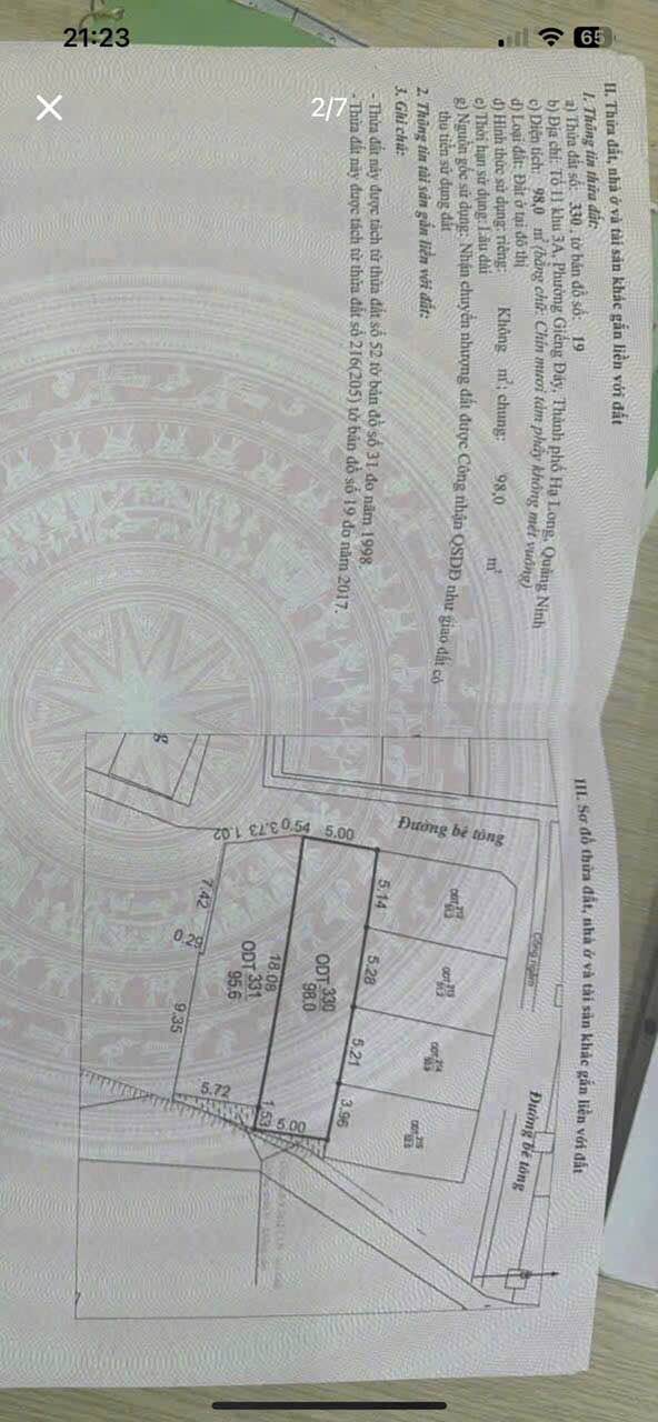 Đất chính chủ khu 3A Giếng Đáy 95.6m² giá 1.9 tỷ - Đường xe tải tận cửa!