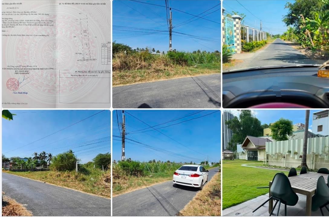 Đất mặt tiền 500m² Gò Công, Tiền Giang giá 2.5 tỷ - Đầu tư sinh lời ngay!