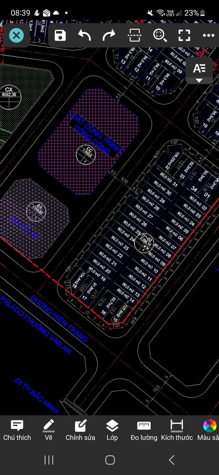 Đất nền Vạn An Bắc Ninh 80m² giá 6 tỷ - View khu vui chơi tuyệt đẹp!