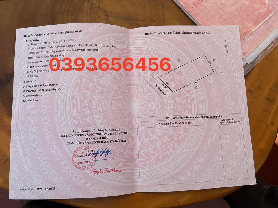 Đất Lạng Sơn 63.8m² giá 2.9 tỷ - Hàng hiếm dưới 3 tỷ!