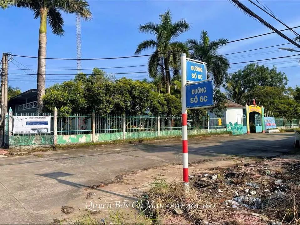 Đất nền góc 6C x 6C – KĐT Hoàng Tâm, Cà Mau 312m² giá 3 tỷ - Đầu tư sinh lời tiềm năng!