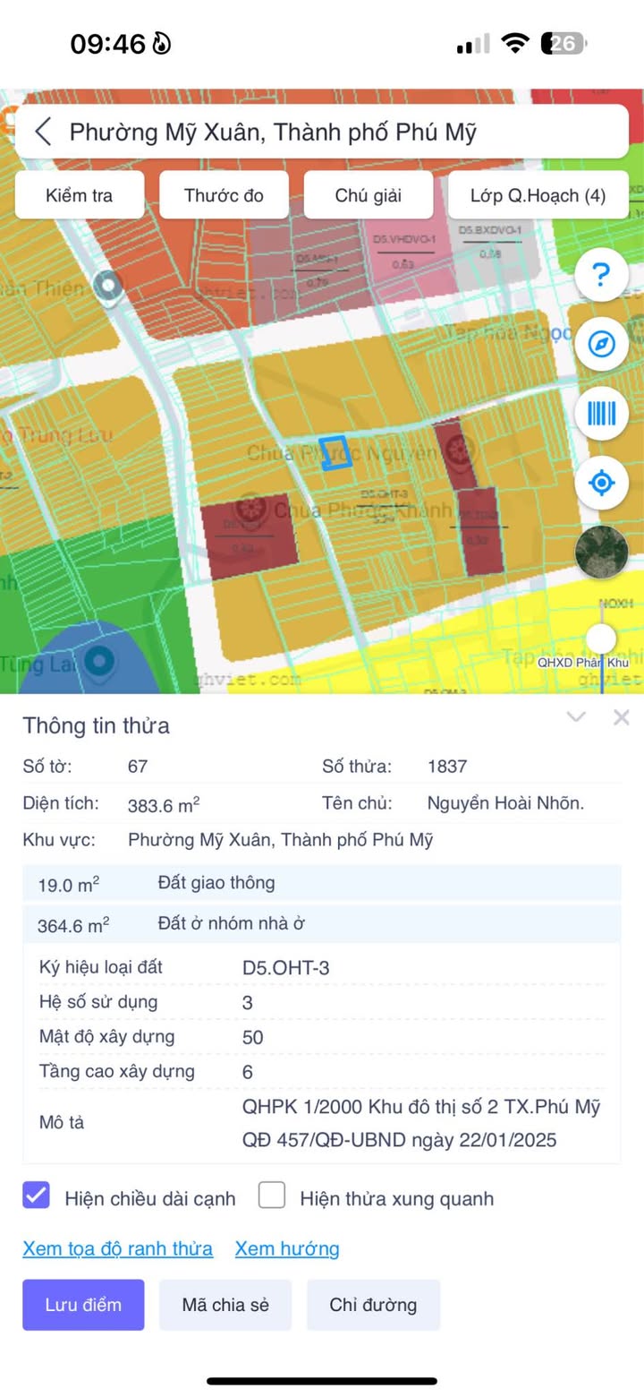 Đất nền Mỹ Xuân 178m² giá tốt - Cần bán gấp!