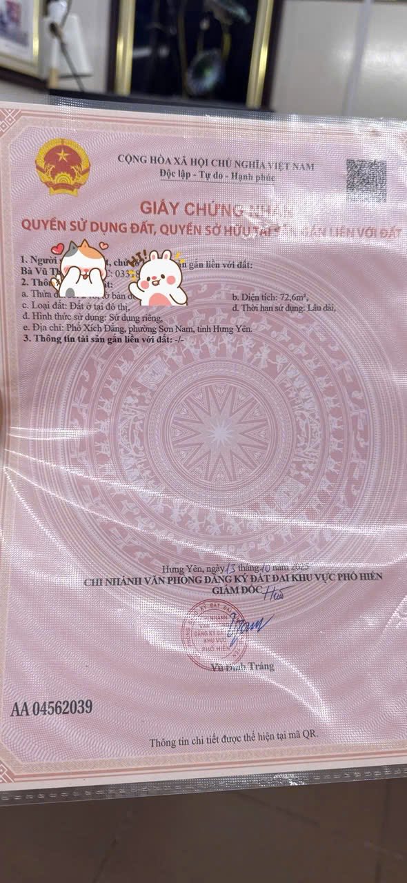 Nhà phố Xích Đằng, Sơn Nam 72.6m² giá 1 tỷ - Sẵn sàng vào ở ngay!