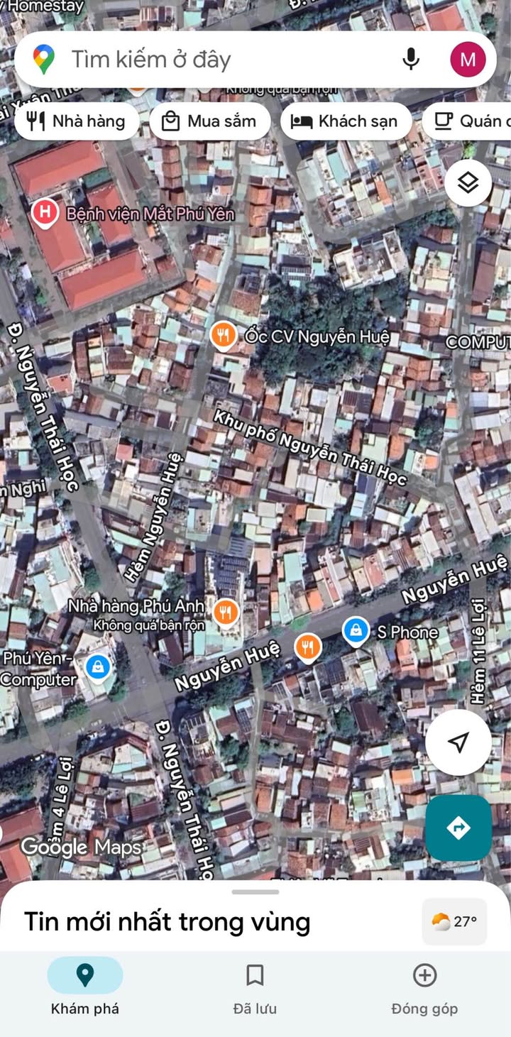 Nhà 3 tầng mặt tiền Nguyễn Huệ Tuy Hòa 82m² giá 8.5 tỷ - Vị trí đắc địa gần nhà hàng Phú Anh!