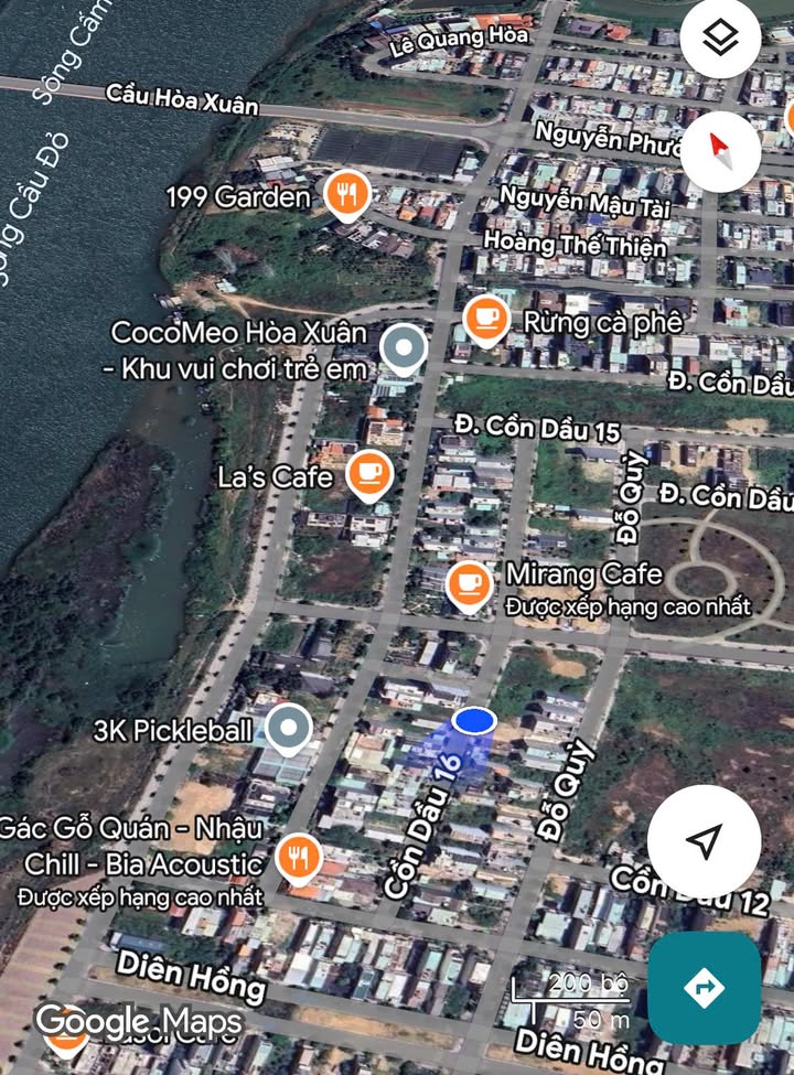 Bán cặp đất đường Cồn Dầu 16, Hòa Xuân, 200m² giá 13.8 tỷ - Đầu tư lý tưởng!