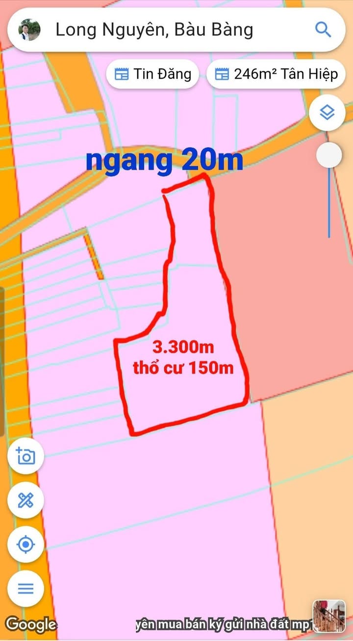 Đất nền Long Nguyên Bàu Bàng 3300m² - Cơ hội đầu tư hấp dẫn!