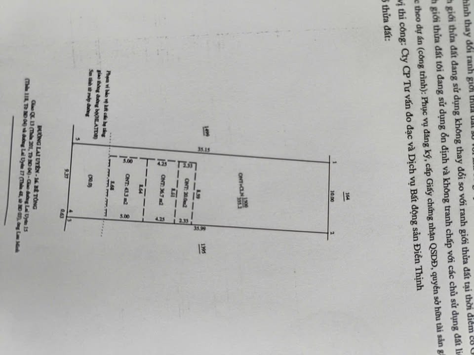 Đất thổ cư 360m² tại chợ Lai Uyên, Bàu Bàng - Giá chỉ 1.3 tỷ