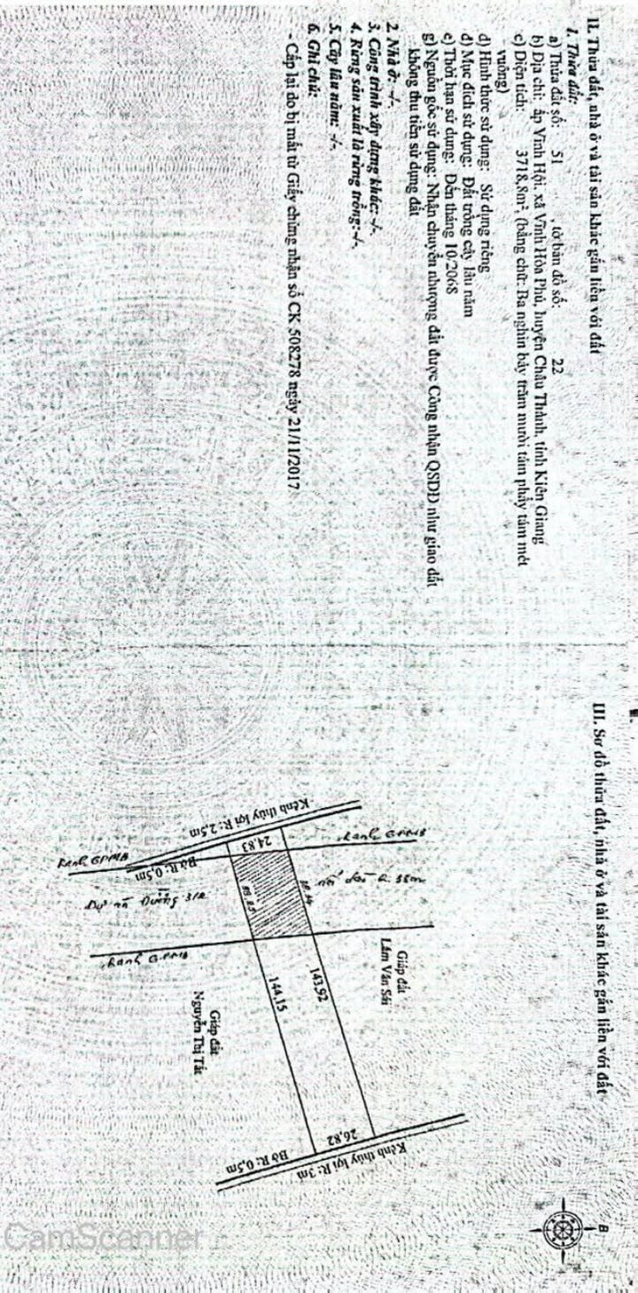 Đất mặt tiền 3/2 Nối Dài - Vĩnh Hội - 2.768m² giá thương lượng - Cơ hội đầu tư tuyệt vời!