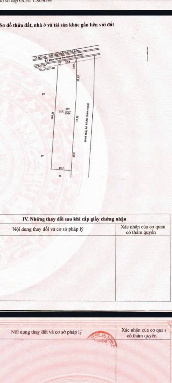 Đất nền 1924m² Phước Thới, Ô Môn - Giá 1 tỷ, pháp lý rõ ràng!