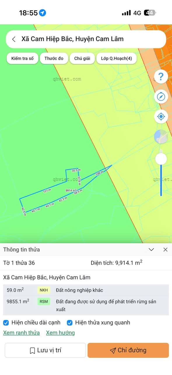 Đất nền Cam Hiệp Bắc 15,000m² giá chỉ 800 triệu - Cơ hội đầu tư hiếm có!