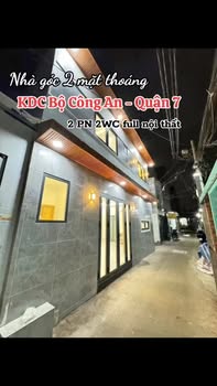 Nhà lô góc 2 mặt thoáng Nguyễn Văn Quỳ, Phú Thuận 32m² giá 4.9 tỷ - Sẵn sàng vào ở!