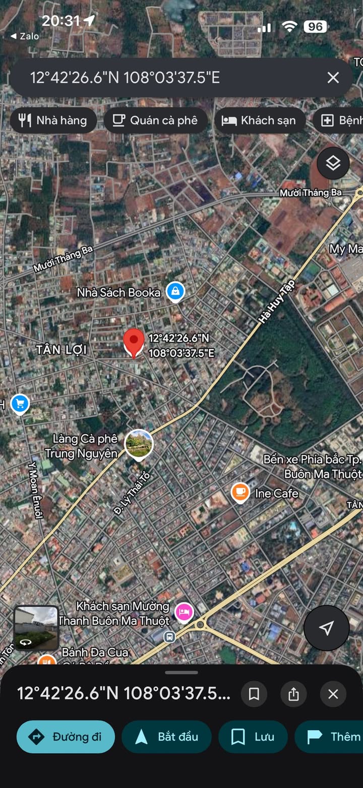 Đất nền 2 mặt tiền 75m² phường Tân Lợi, Buôn Ma Thuột - Giá chỉ 3.68 tỷ!