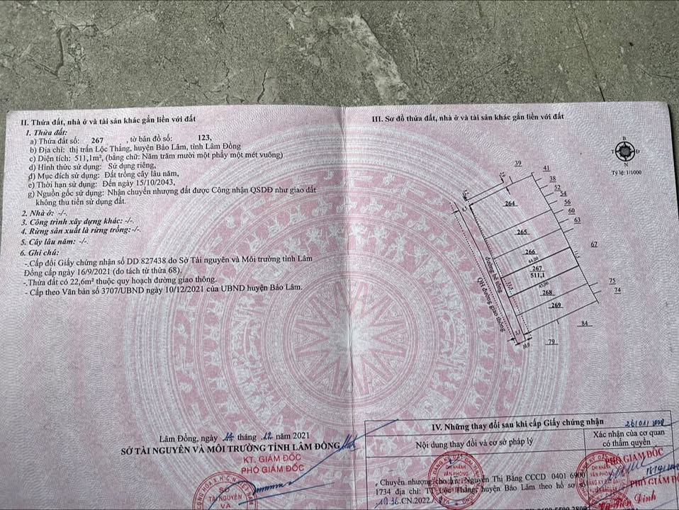 Đất nền Di Linh 575m² giá 2.6 tỷ - Vị trí đẹp, thương lượng nhẹ!