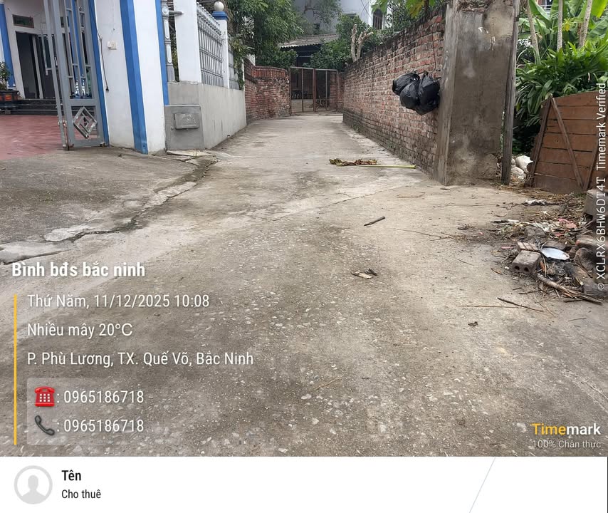 Đất thổ cư Phù Lãng Quế Võ 100m² giá chỉ 2 tỷ - Đầu tư sinh lời ngay!