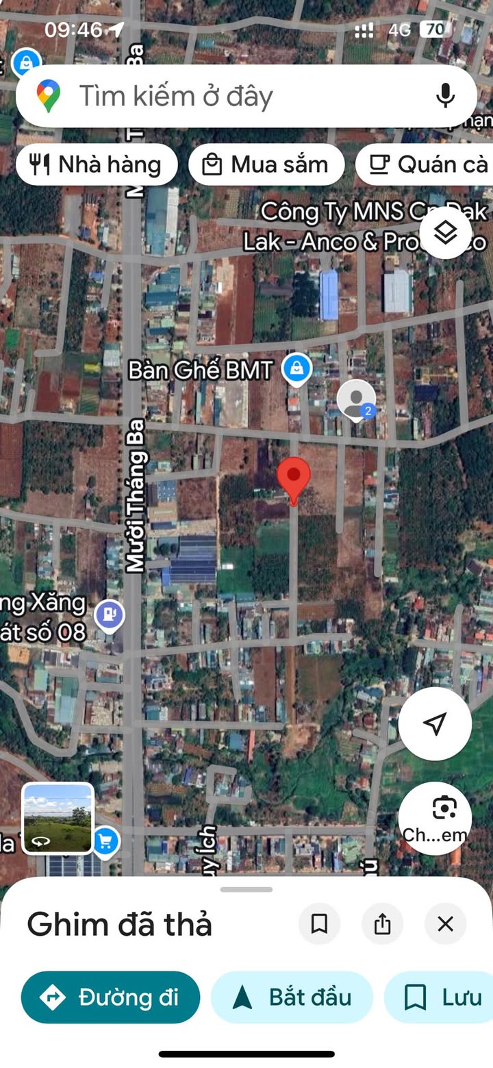 Đất thổ cư 250m² đường Nguyễn Tri Phương, Buôn Ma Thuột - Giá chỉ 2.19 tỷ!