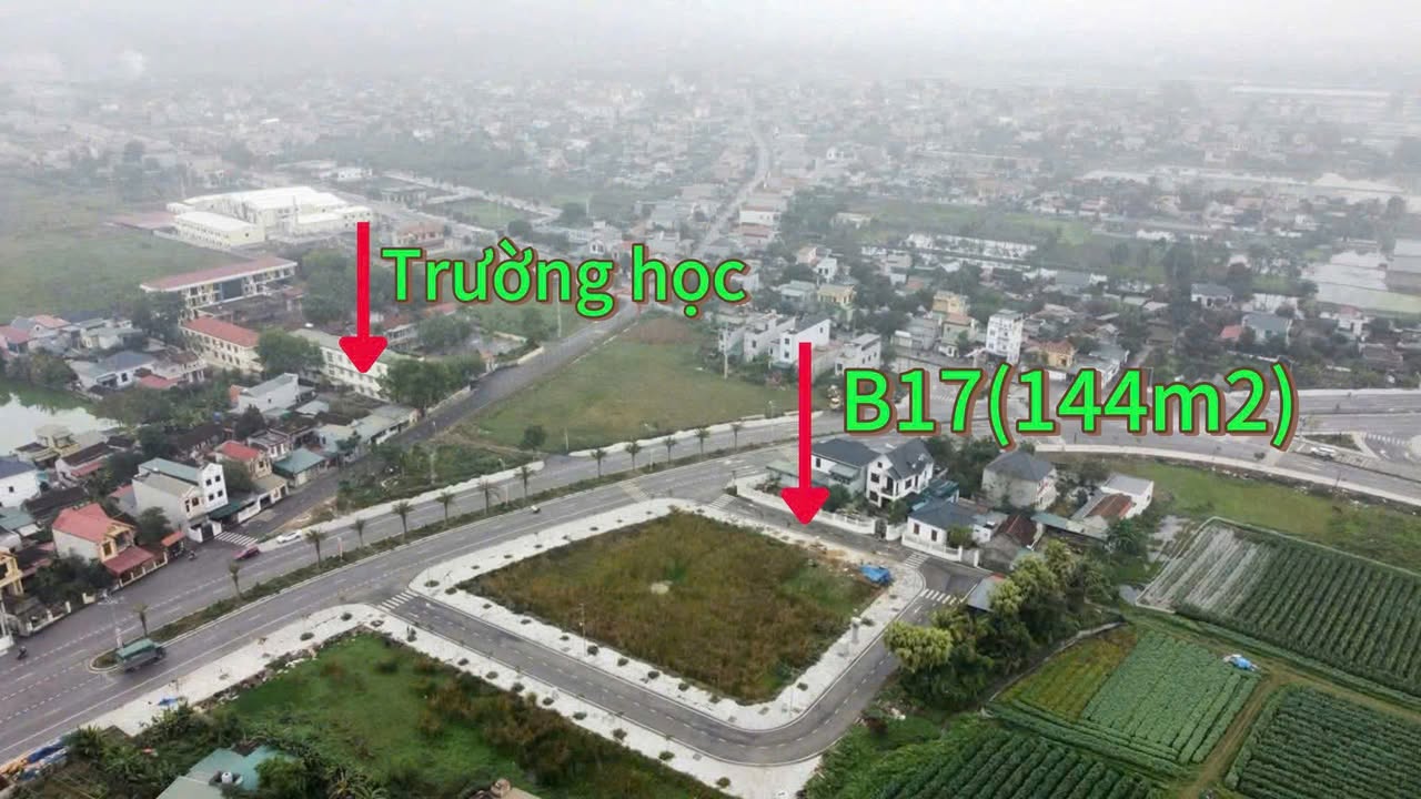 Đất nền Hoằng Thịnh 144m² giá 1.9 tỷ - Cơ hội đầu tư hấp dẫn!