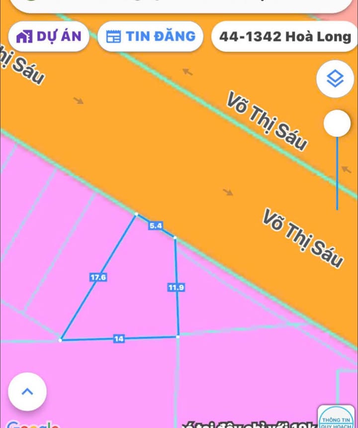 Bán FrontHouse Võ Thị Sáu, Phước Nguyên 127m² giá 3.9 tỷ - Mặt tiền sầm uất!