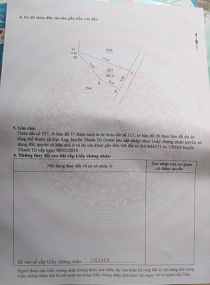 Đất nền Ngọc Hồi, Thanh Trì 80m² giá 2.56 tỷ - Sổ đỏ chính chủ, đầu tư sinh lời!