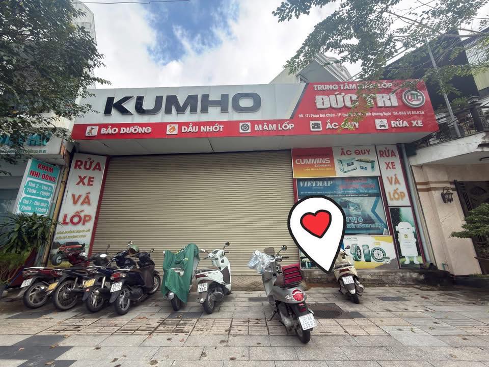 Nhà mặt tiền đường Phan Bội Châu, Quảng Ngãi 260m² - Vị trí đẹp sẵn sàng cho thuê!