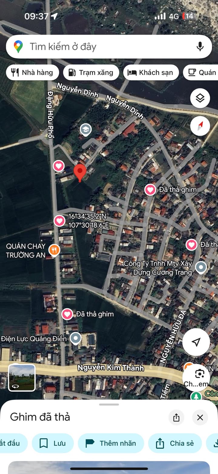 Đất thổ cư 300m² tại kiệt 9 Nguyễn Dĩnh, TT Sịa - Giá chỉ 1 tỷ!