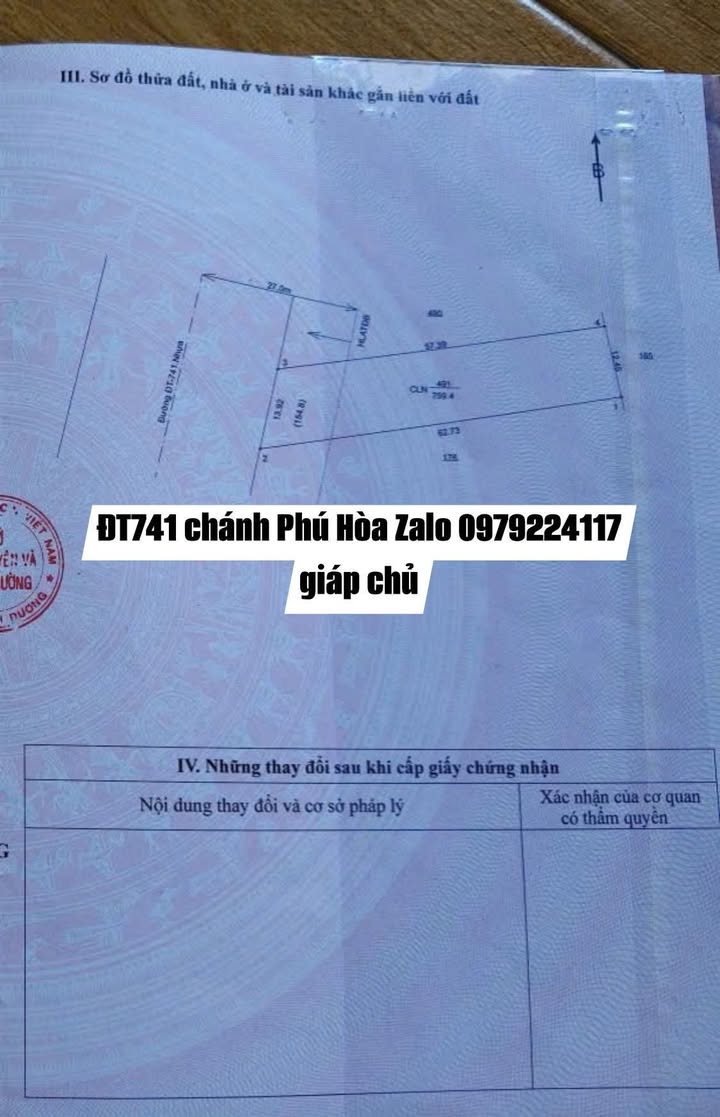 Đất liền kề mặt tiền DT741 Chánh Phú Hòa Bến Cát 200m² - Cơ hội đầu tư hấp dẫn!