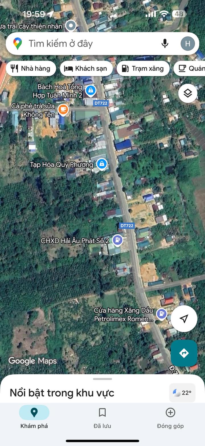 Đất nền 500m² thôn 2 Rô Men Đam Rông giá 1.15 tỷ - Mặt tiền đường 722