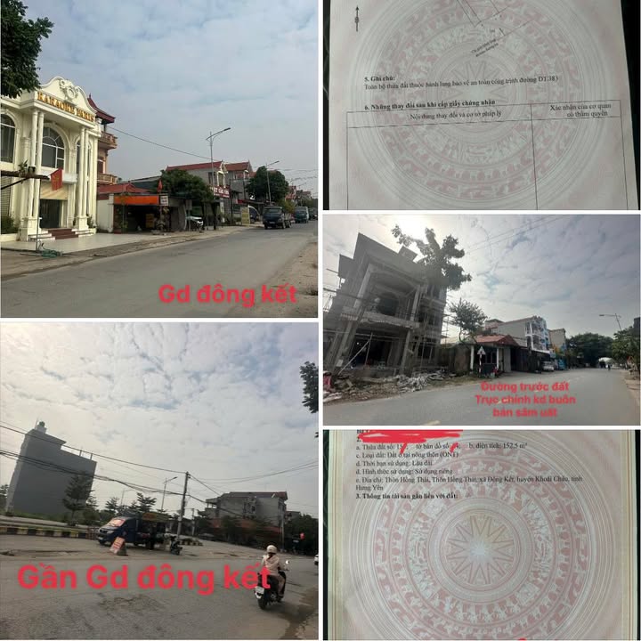 Đất nền xã Đông Kết, Khoái Châu, Hưng Yên 152m² - Cơ hội đầu tư tiềm năng!