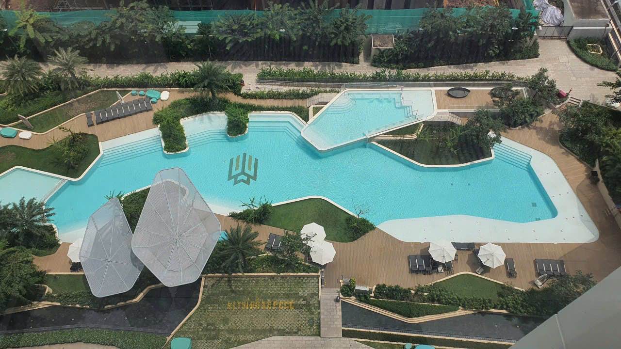 Căn hộ Masteri Centre Point 2PN giá 14 triệu - View hồ bơi và công viên tuyệt đẹp!