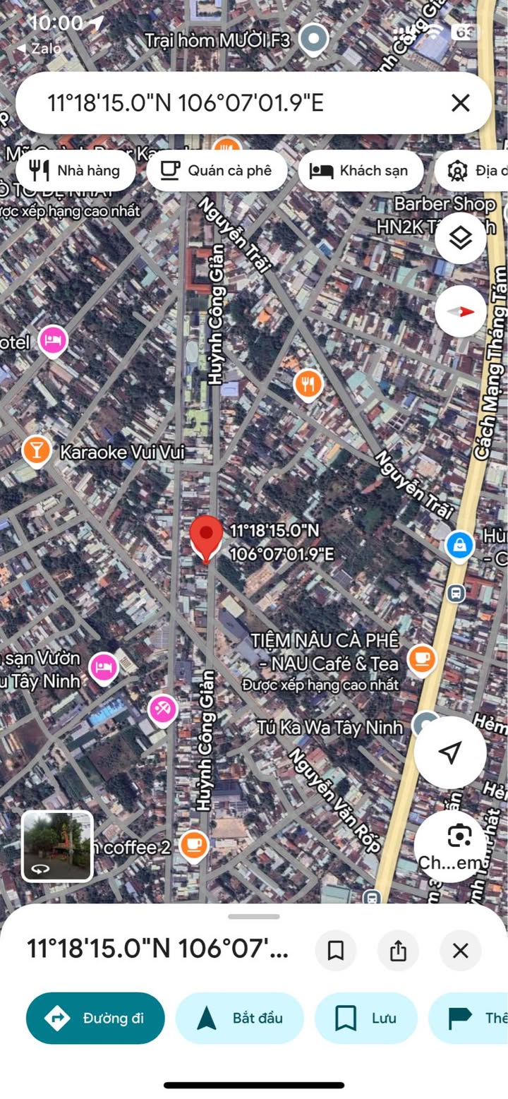 Đất nền mặt tiền Huỳnh Công Giảng, Tây Ninh 286m² giá 460 triệu - Cơ hội đầu tư tuyệt vời!