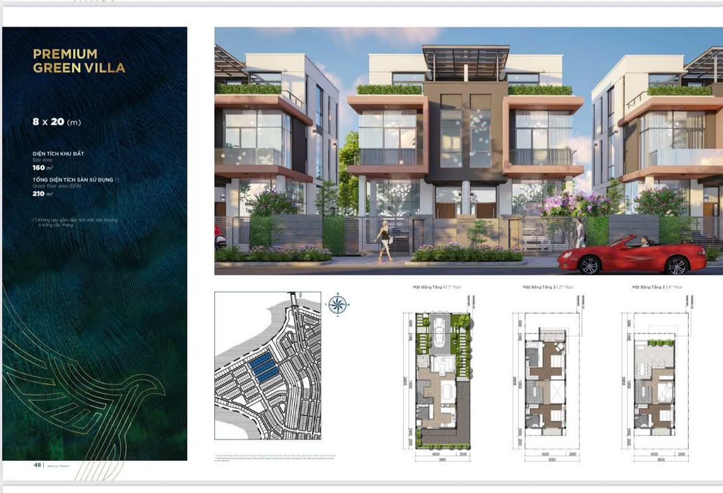 Biệt thự song lập Đảo Phượng Hoàng 160m² giá 8.9 tỷ - Cắt lỗ nhanh chóng!