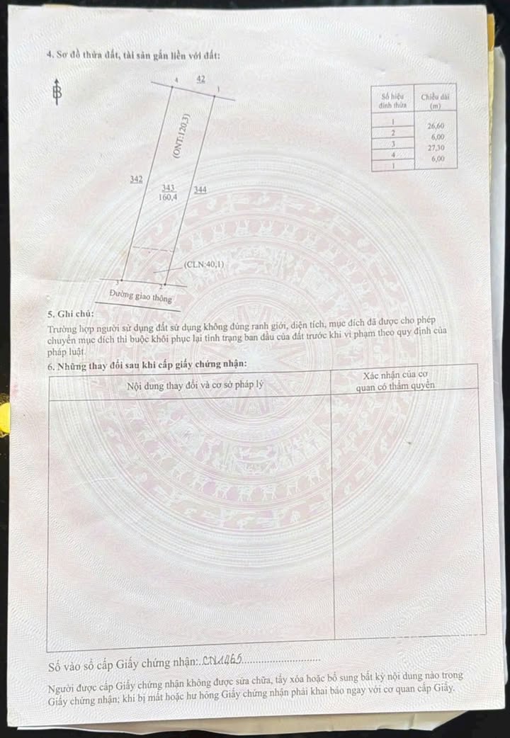 Lô đất 6m tại Nhánh đường Bàu Gia Ló, Xuân Lộc - Giá chỉ 620 triệu, pháp lý rõ ràng!