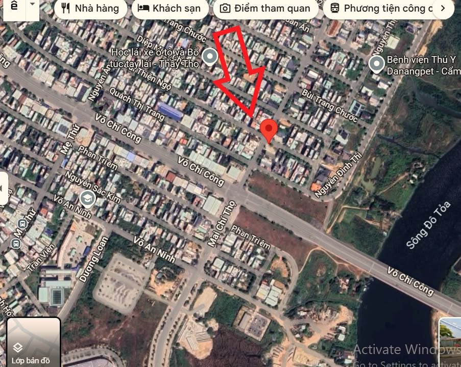 Đất góc 2 mặt tiền ngã tư Mai Chí Thọ, Hòa Xuân, 182.7m² - Cơ hội đầu tư tuyệt vời!